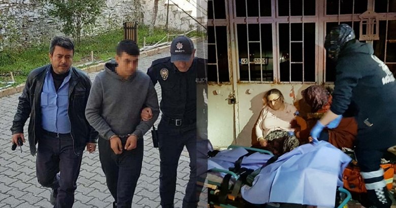 Manisa’da annesini 15 yerinden bıçaklayan cani evlat tutuklandı