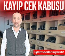 Kayıp çek kabusu