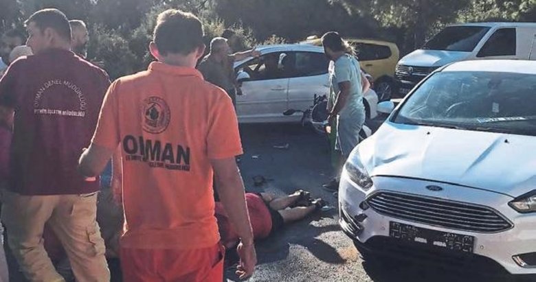 Alman turist motor kazasında öldü, eşi yaralı