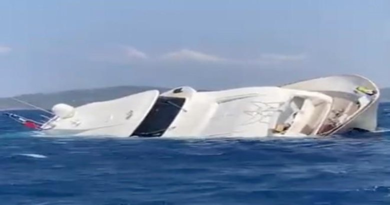 İzmir açıklarında can pazarı! Su alan lüks tekneden 10 kişi kurtarıldı