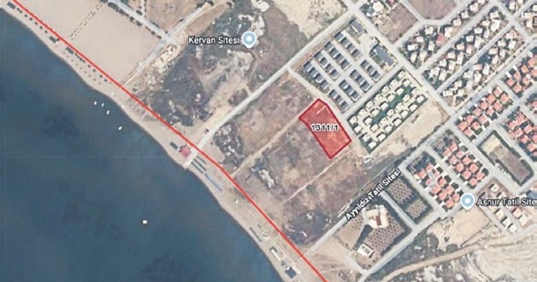 SGK’dan turistik ilçede denize sıfır satılık arsa