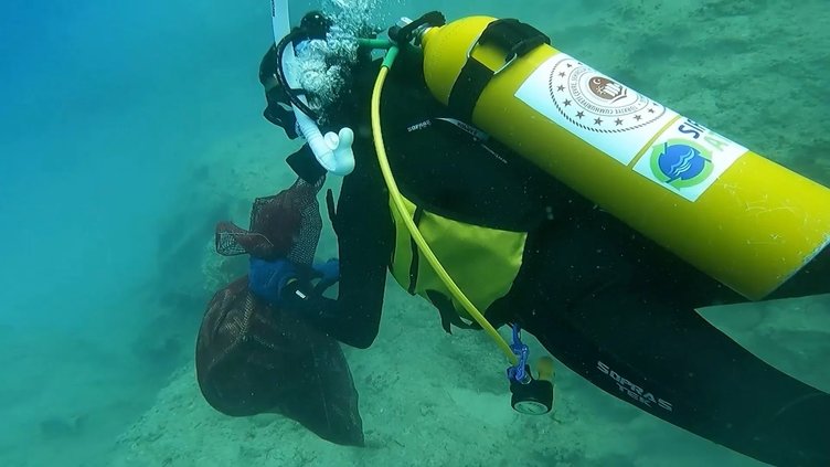 5 yılda denizlerden 245 bin ton çöp toplandı! Tam 20 bin 500 kamyonu doldurabilecek kadar