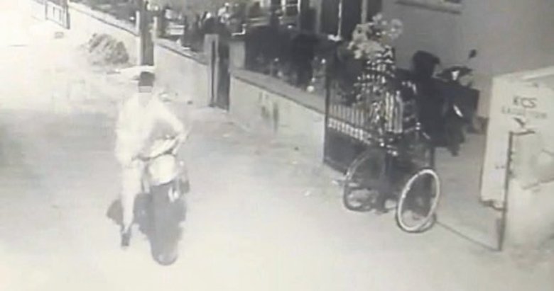 Çaldığı bisikleti beğenmedi motosikleti götürdü