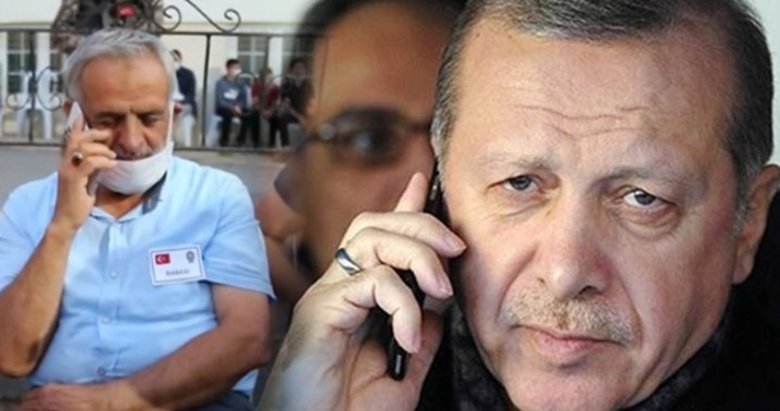 Başkan Recep Tayyip Erdoğan şehit babasıyla telefonda görüştü