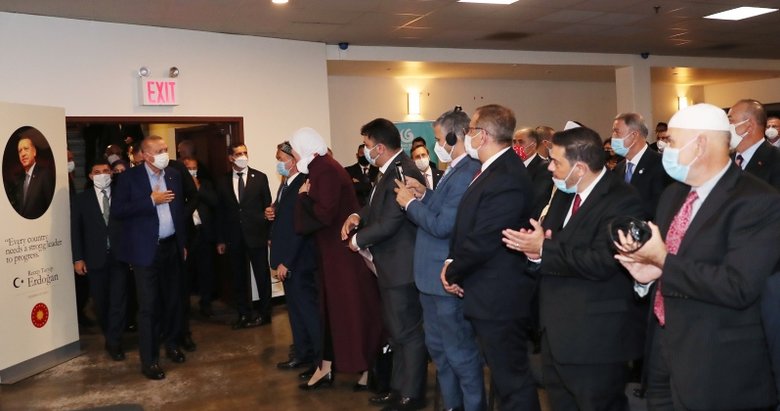 Başkan Erdoğan, ABD’deki Müslüman toplumunun önde gelen temsilcilerini kabul etti