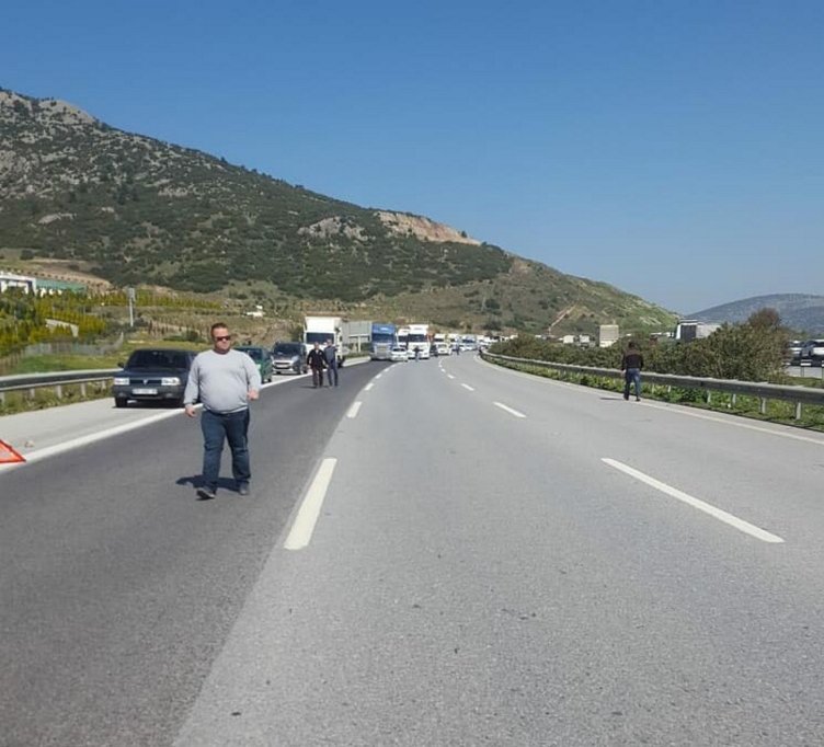İzmir-Aydın Otoyolu’nda korkutan kaza