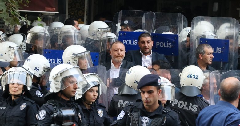HDP Eş Genel Başkanı Sezai Temelli’ye İzmir’de protesto!
