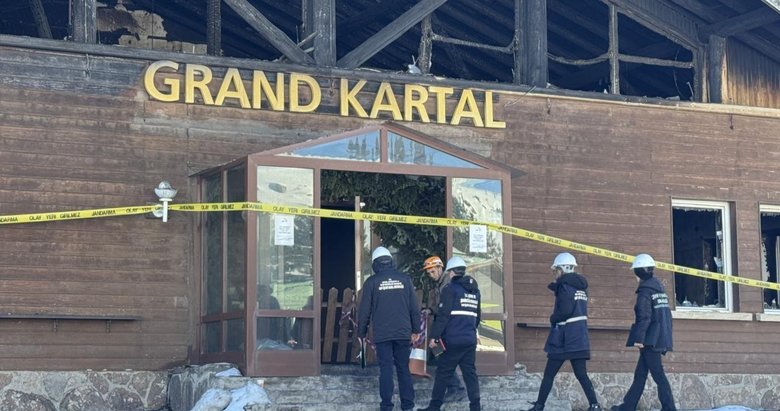 Çevre, Şehircilik ve İklim Değişikliği Bakanlığı ekibi yanan otelde inceleme yaptı