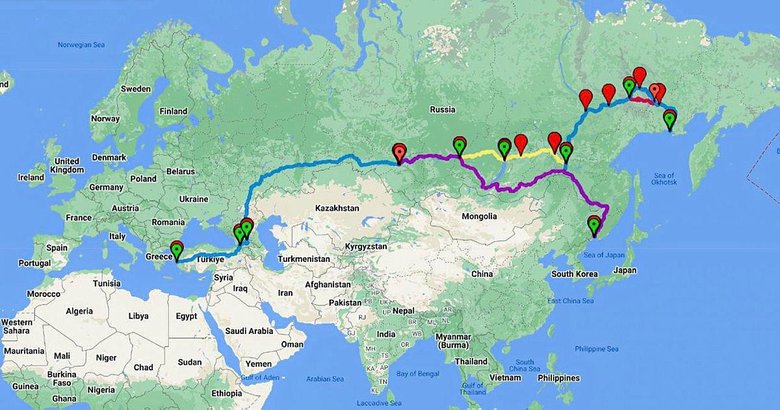 İzmir’den çıkıp 95 günde Asya’nın sonuna vardılar