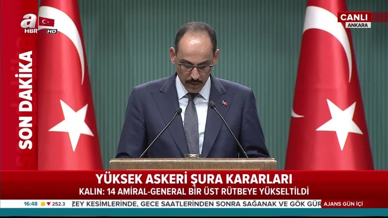 Başkan Erdoğan onayladı! İşte YAŞ kararları