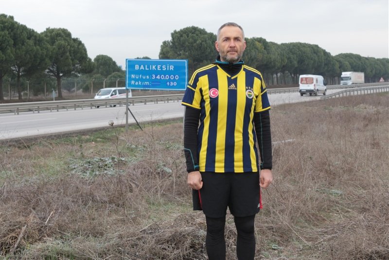 Böyle totem görülmedi! Fenerbahçe için İzmir'den İstanbul'a koşuyor