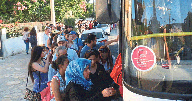 Sokaktaki Yolcular Foca Trafigini Kilitledi Izmir Haberleri