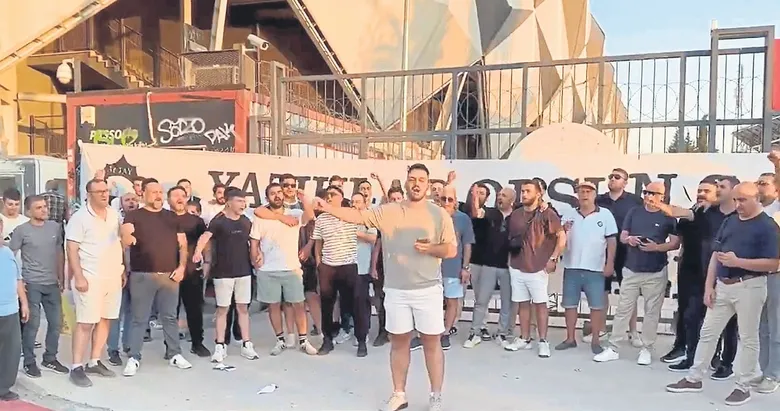 Taraftarlardan ortak açıklama