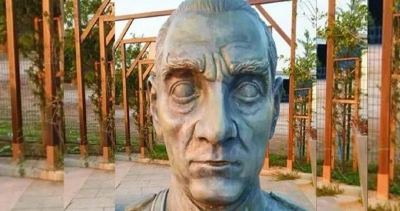 CHP’li belediyeye tepki yağmıştı! Çanakkale’deki Atatürk büstü kaldırıldı