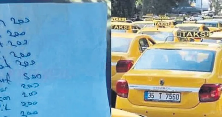 Taksicilerden duygulandıran dayanışma örneği