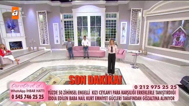 İğrenç olay Esra Erol canlı yayınında ortaya çıktı
