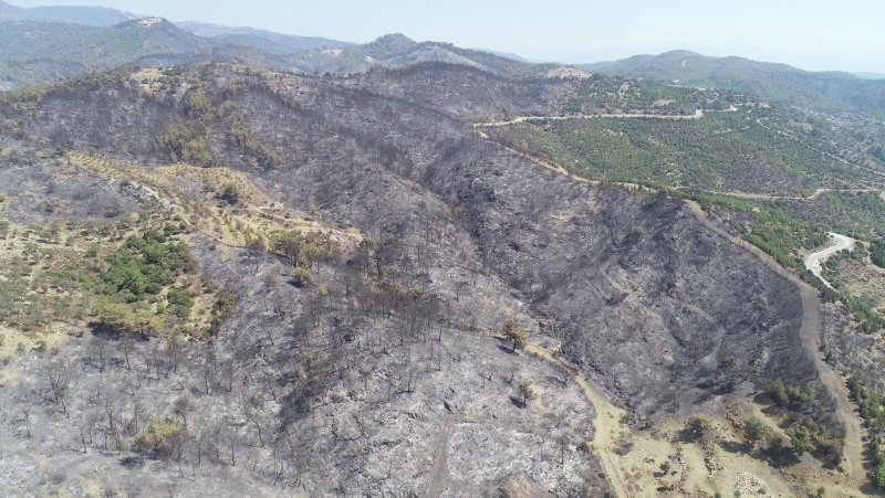 İzmir Karabağlar’daki yangından geriye kapkara bir tablo kaldı