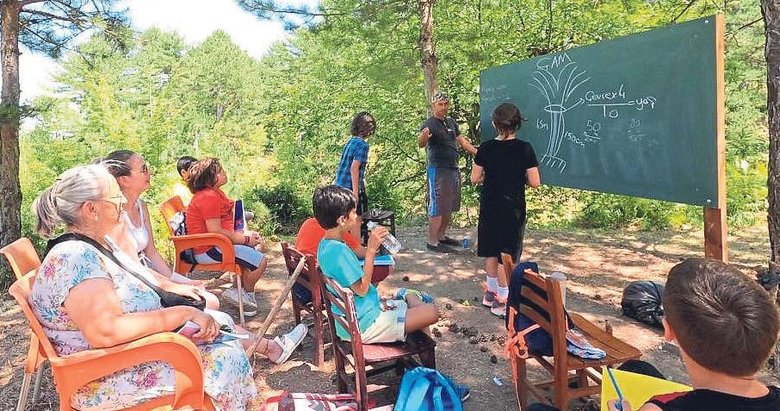 Kaz Dağları’nda hem tatil hem matematik