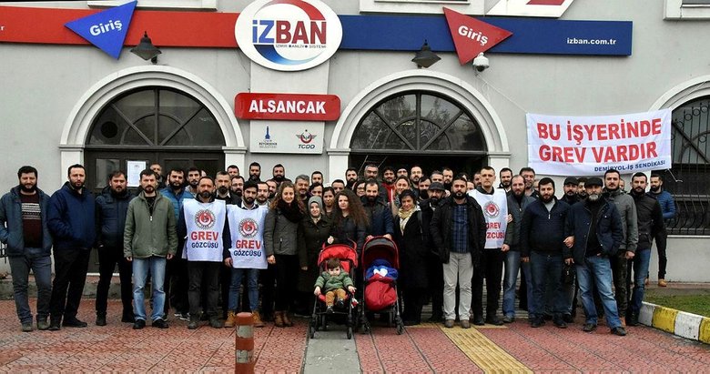 İzmir’de grevdeki İZBAN çalışanları maaş alamayacak