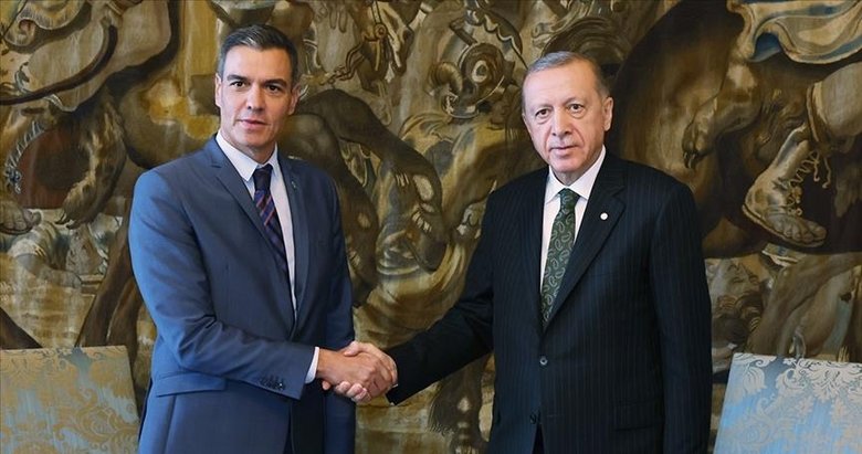 Başkan Erdoğan İspanya Başbakanı Pedro Sanchez ile görüştü