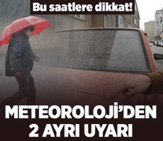Meteoroloji’den yurt geneline 2 ayrı uyarı! Ege ve İzmir için saat verildi... 10 Mayıs Cuma hava durumu