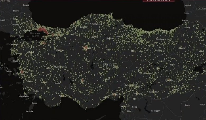 Sağlık Bakanı Fahrettin Koca, Türkiye’nin koronavirüs haritasını paylaştı
