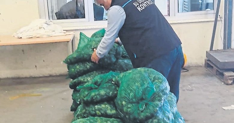 7 ton su ürününe el konuldu!