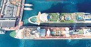 Kuşadası’na 4 kruvaziyer ile 7 bin 427 turist geldi