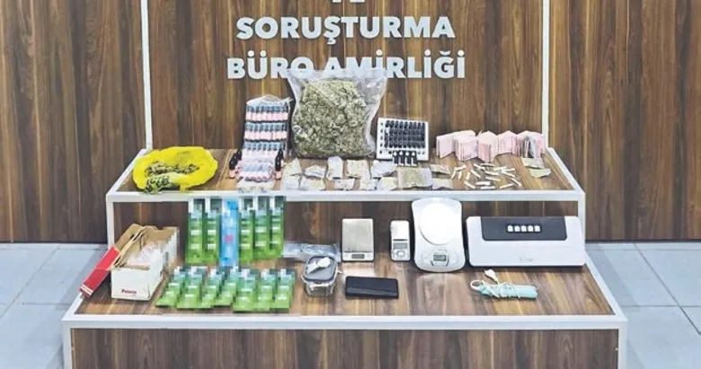 Gaziemir’de uyuşturucu satıcılarına operasyon