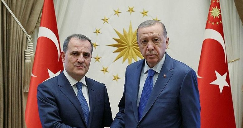 Başkan Erdoğan Azerbaycan Dışişleri Bakanı Ceyhun Bayramov’u kabul etti