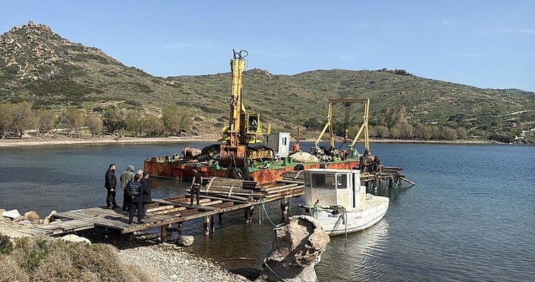 Muğla Bodrum’da kaçak iskeleler yıkıldı