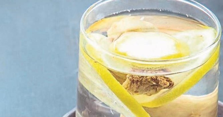 Zencefilli limonlu su ile form tutun