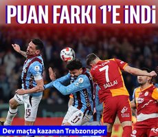 Dev maçta kazanan bordo-mavililer!