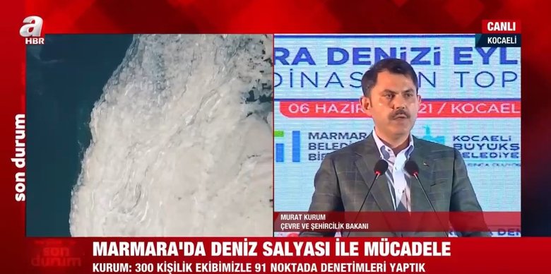 Son dakika: Bakan Murat Kurum Marmara’daki müsilaj için Eylem Planı’nı açıkladı! 8 Haziran’da deniz temizliği başlıyor