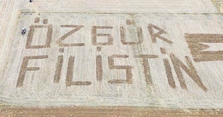 Çanakkaleli çiftçiden Filistin’e sıra dışı destek