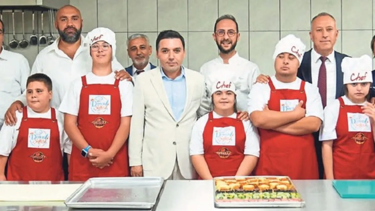 Down Sendromlu bireylerin hayatına dokunan şeflik projesi