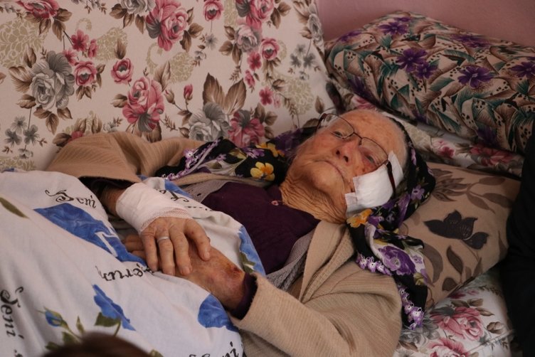 Denizli’de rögara düşen 90 yaşındaki kadın yaralandı