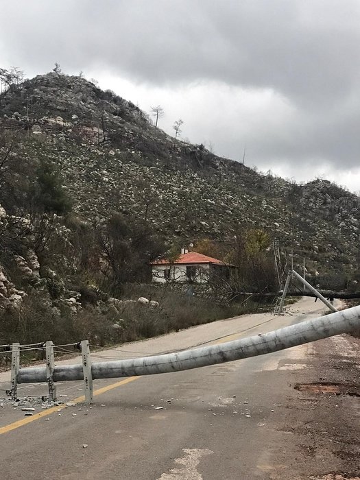 Muğla’da sağanak yağış! Çatılar uçtu, direkler devrildi