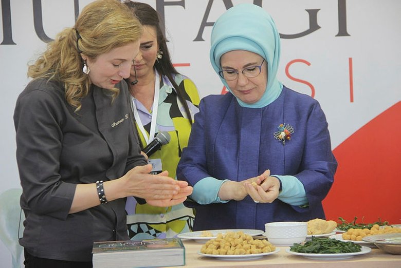Emine Erdoğan, Türk mutfağı atölyesine katıldı