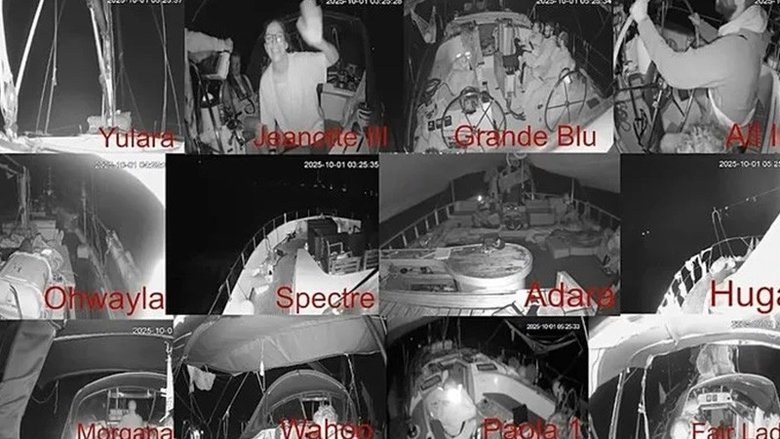 Sumud Filosu yüksek riskli bölgeye giriş yaptı: Katil israil tehdit etti! Gazze için ölümü göze aldılar!