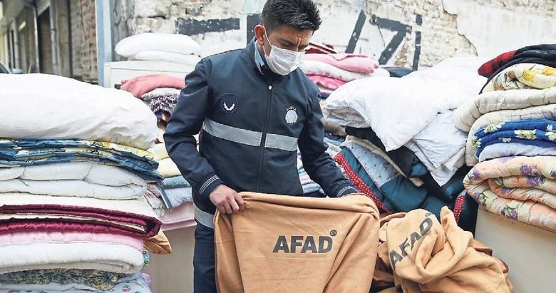 Depremzedelerin battaniyelerini satmaya kalktılar