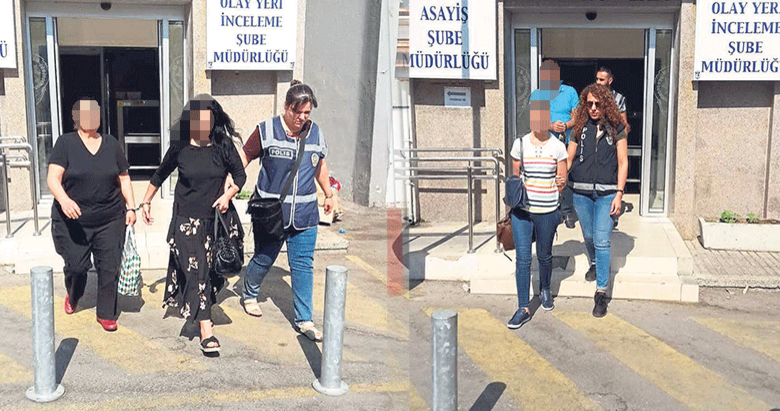 Servet avcısı kadın kocasını soyacaktı!