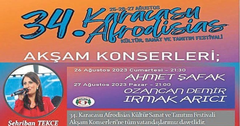 Karacasu Afrodisias festivaliyle coşacak
