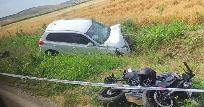 İzmir’de motosiklet sürücüsü kazada hayatını kaybetti