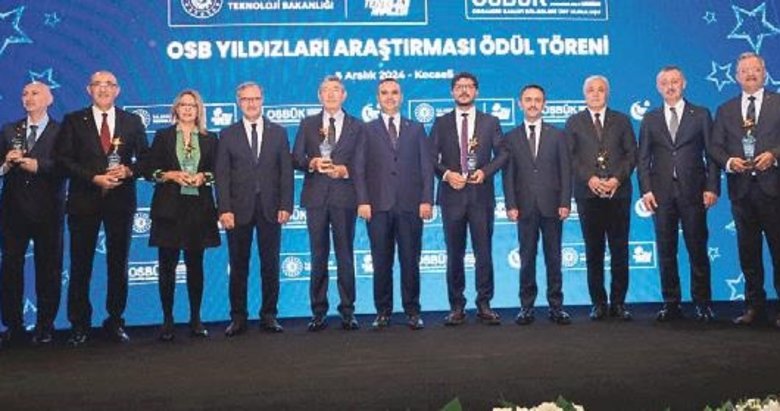 Denizli OSB gecede ödülleri topladı