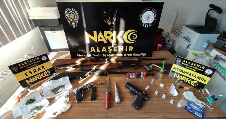 Manisa’da eş zamanlı uyuşturucu operasyonu: 14 kişi yakalandı