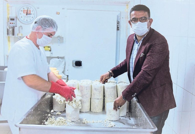 50 peynirli şehrin yöresel mandırası