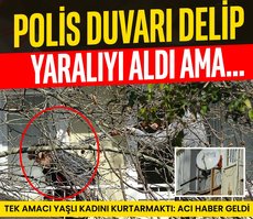 Yaşlı kadını kurtarmak istedi, vuruldu! Yaralıyı polis duvarı delerek alabildi! Korkunç olayda acı haber geldi