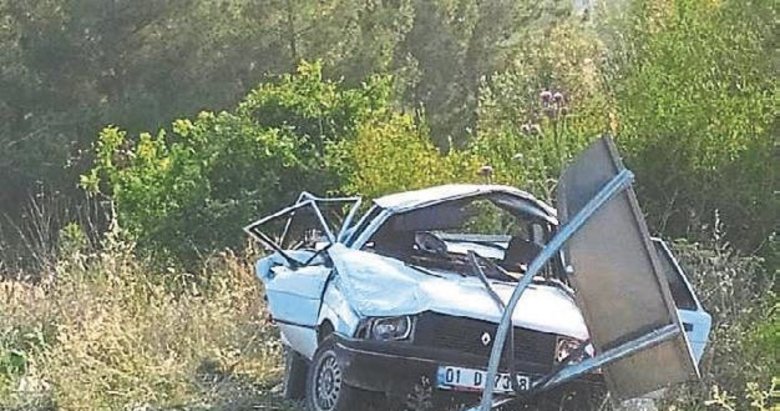 Takla atan araçta 1 ölü 3’ü çocuk 5 yaralı