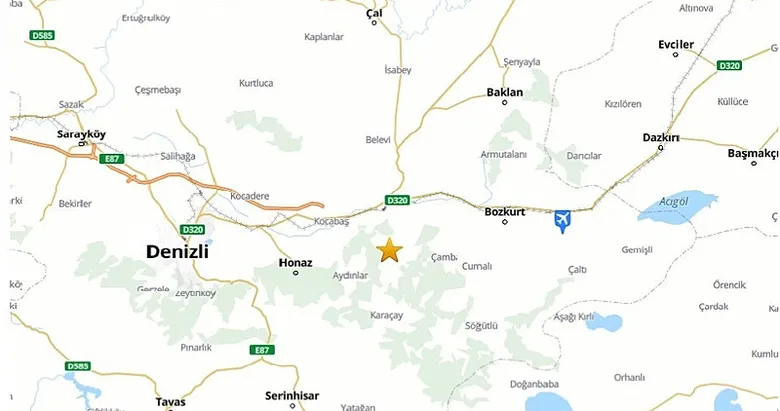 SON DEPREMLER | Denizli 3.9 ve 6 artçı ile sallandı